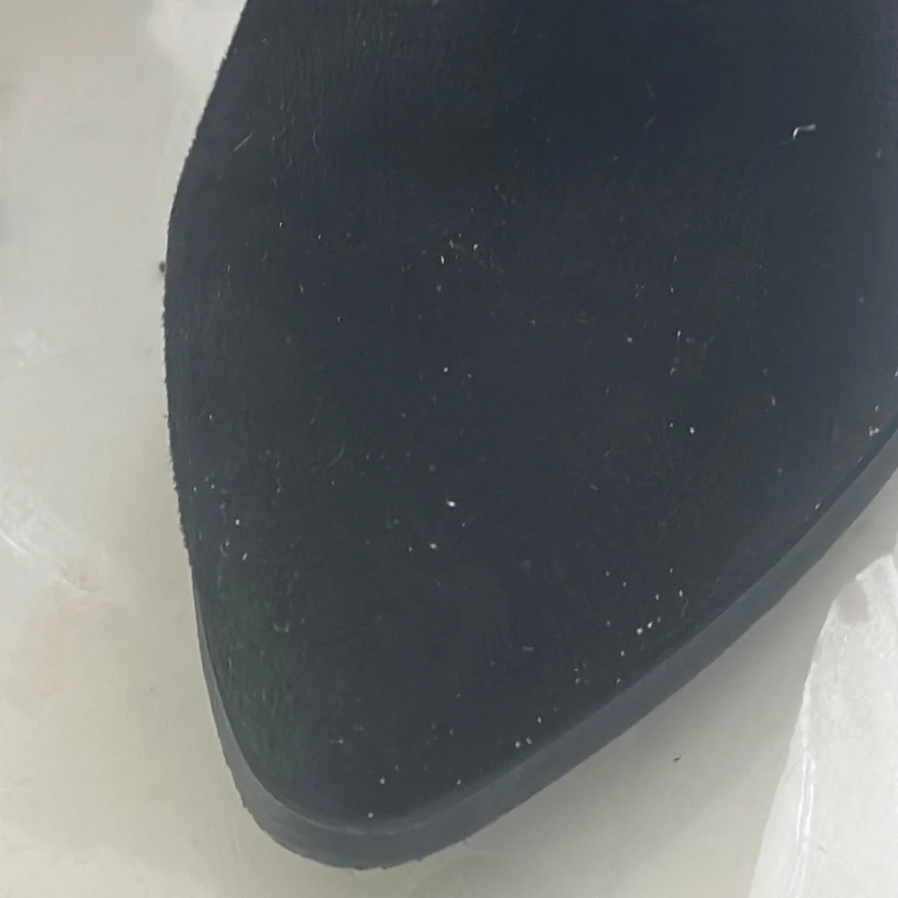 Charles black Elegant Black Knee-High Women's Boots size 9.5